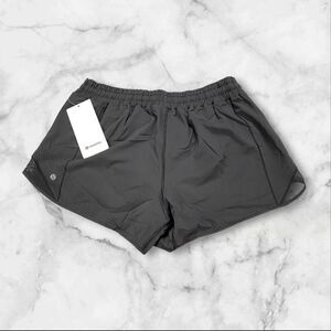 Lululemon Hotty Hot LR 4” Lined Black Women’s Shorts Size 14 Tall